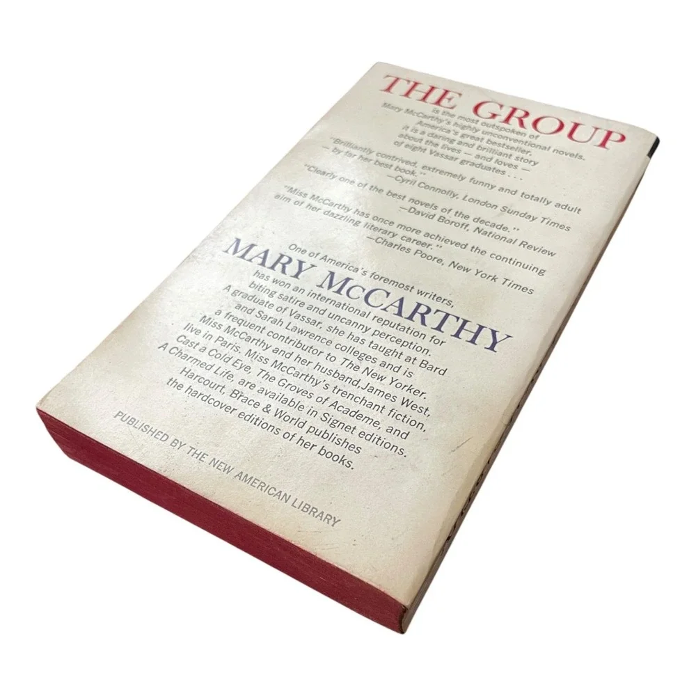 The Group by Mary McCarthy 1964 Signet Book Vintage Paperback Novel The